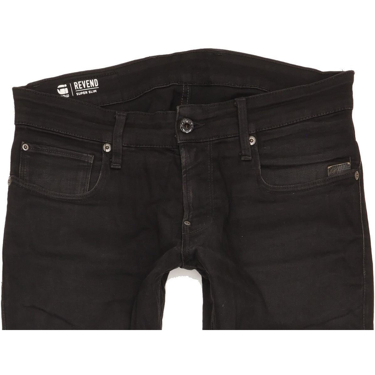 G-Star Revend Men Black Skinny Slim Stretch Jeans W32 L32