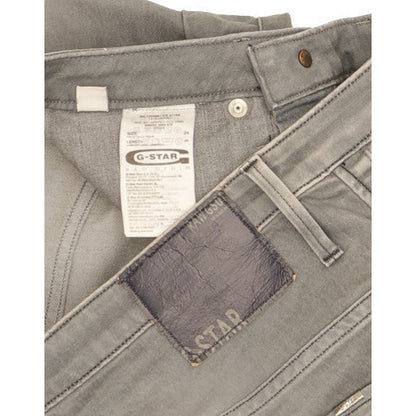 G-Star Arc 3D Women Grey Tapered Slim Stretch Jeans W24 L28