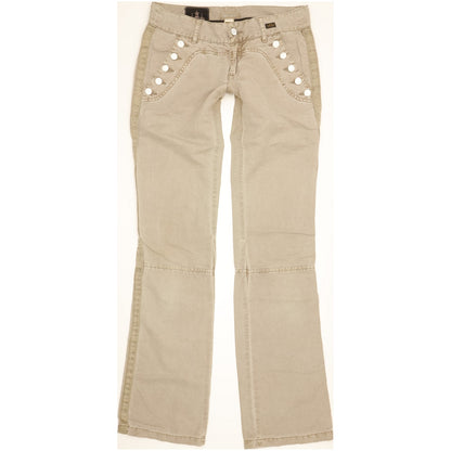 Diesel Women Beige Bootcut Slim Jeans W26 L34