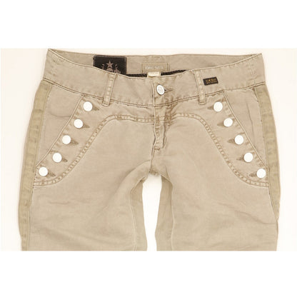 Diesel Women Beige Bootcut Slim Jeans W26 L34