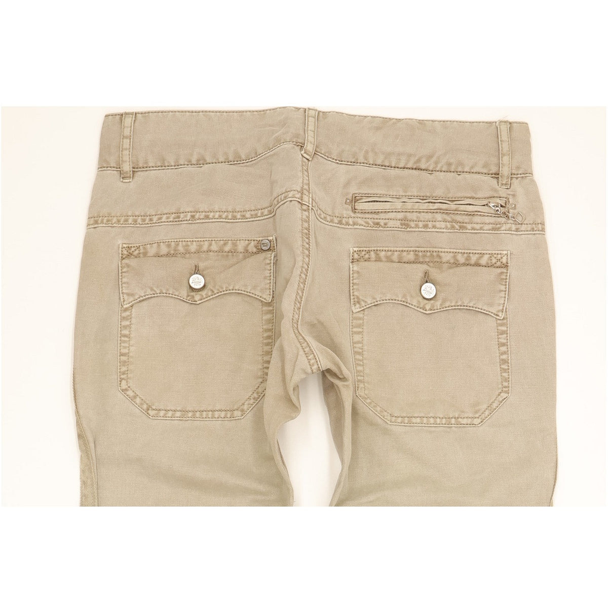 Diesel Women Beige Bootcut Slim Jeans W26 L34