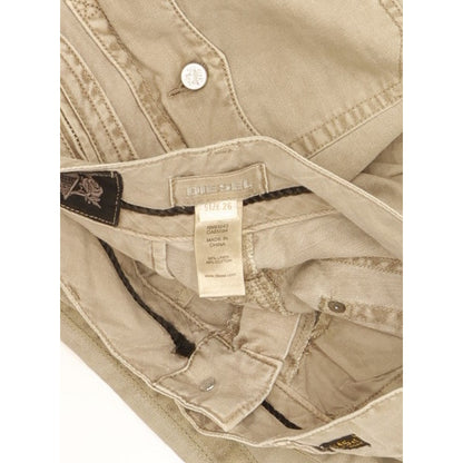 Diesel Women Beige Bootcut Slim Jeans W26 L34