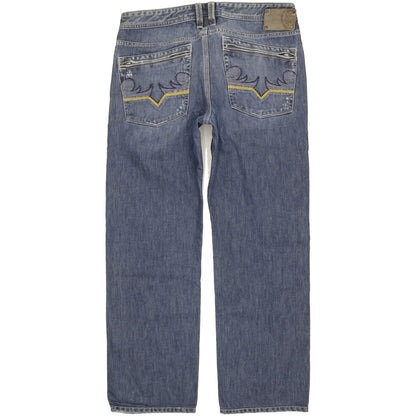 Diesel Yarik Men Blue Straight Regular Jeans W34 L30