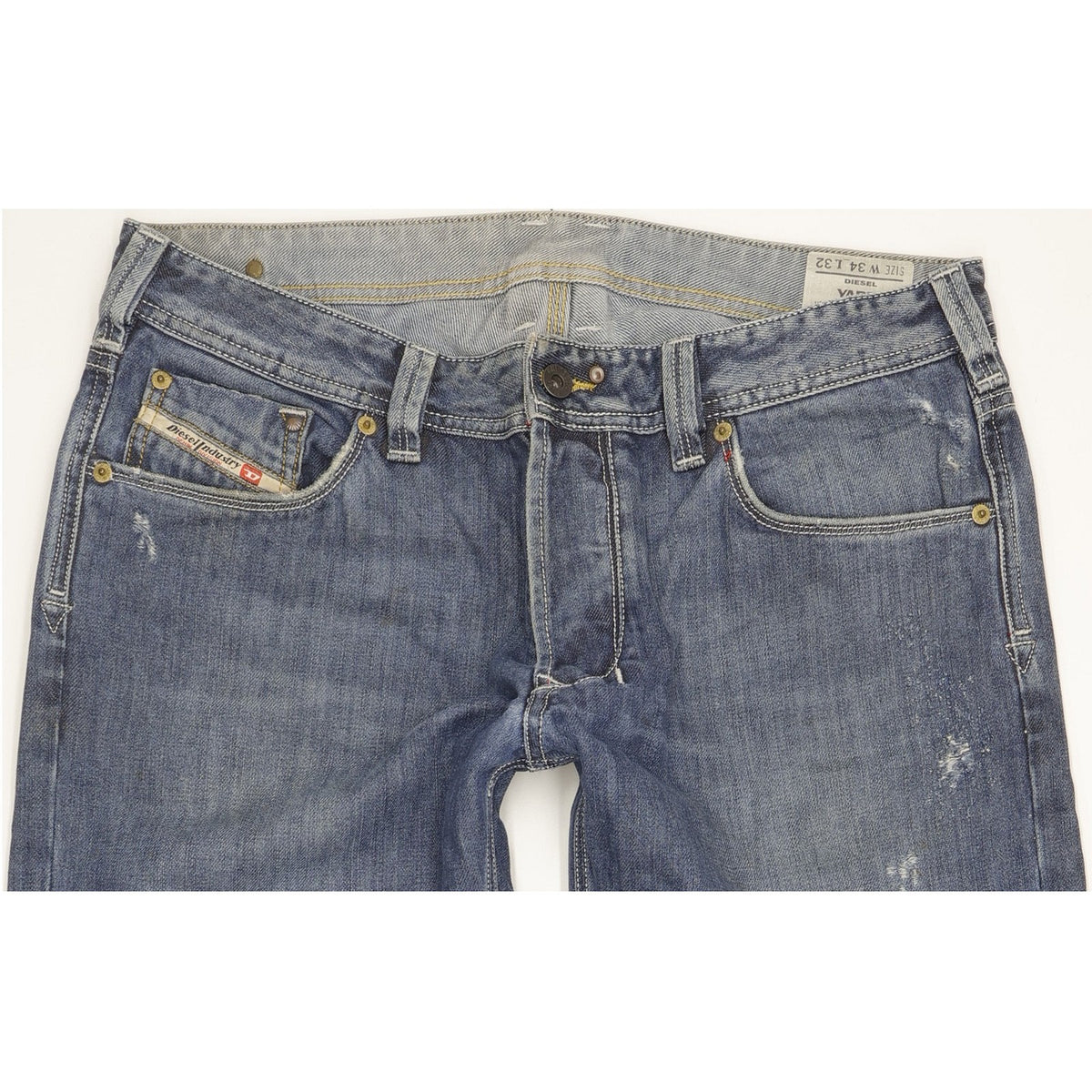 Diesel Yarik Men Blue Straight Regular Jeans W34 L30