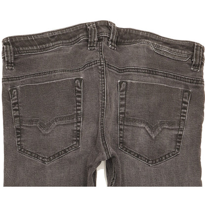 Diesel Safado Men Black Straight Slim Stretch Jeans W31 L32
