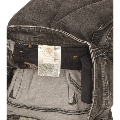 Diesel Safado Men Black Straight Slim Stretch Jeans W31 L32