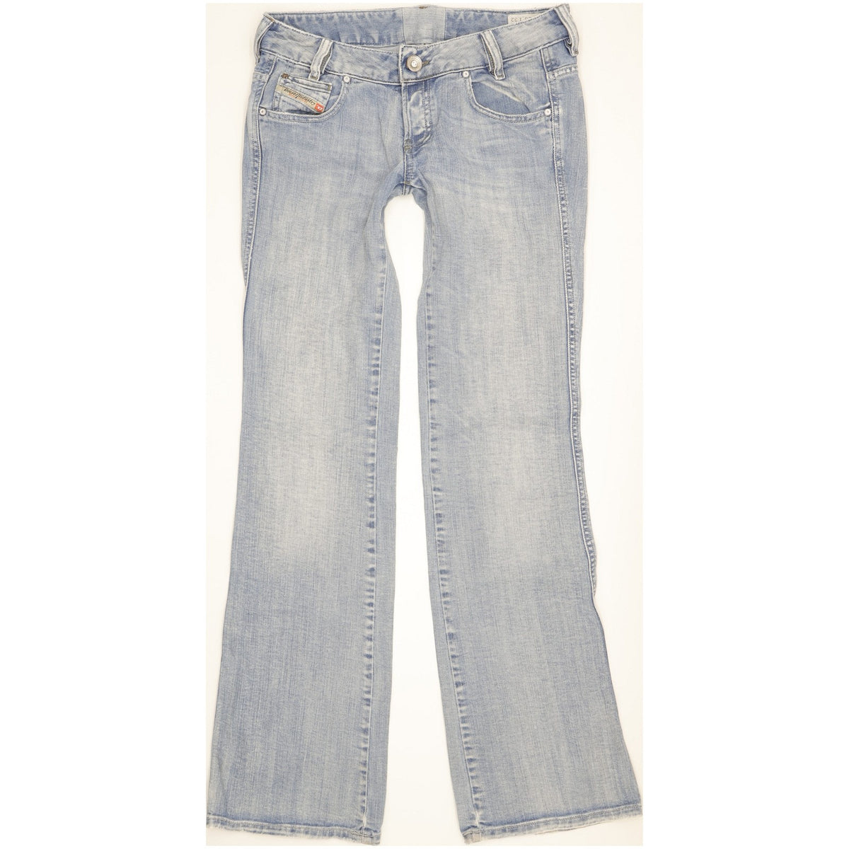 Diesel Ryoth-N Women Blue Bootcut Slim Jeans W26 L32