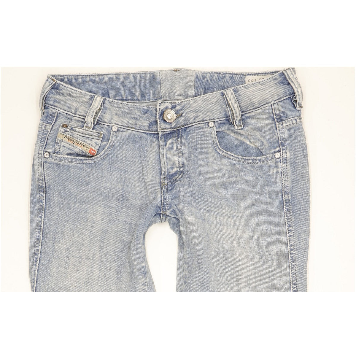 Diesel Ryoth-N Women Blue Bootcut Slim Jeans W26 L32