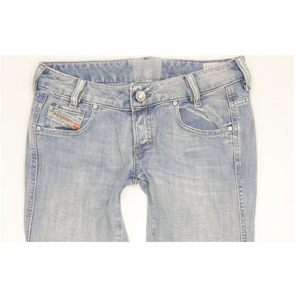 Diesel Ryoth-N Women Blue Bootcut Slim Jeans W26 L32