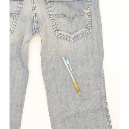 Diesel Ryoth-N Women Blue Bootcut Slim Jeans W26 L32