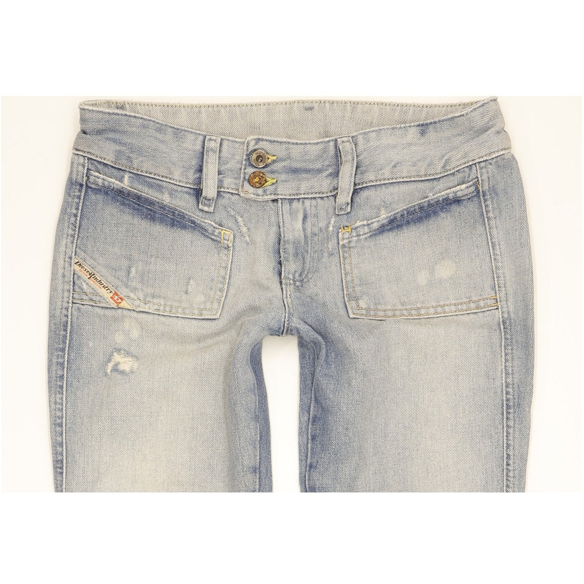 Diesel Hush Women Blue Bootcut Slim Jeans W25 L32