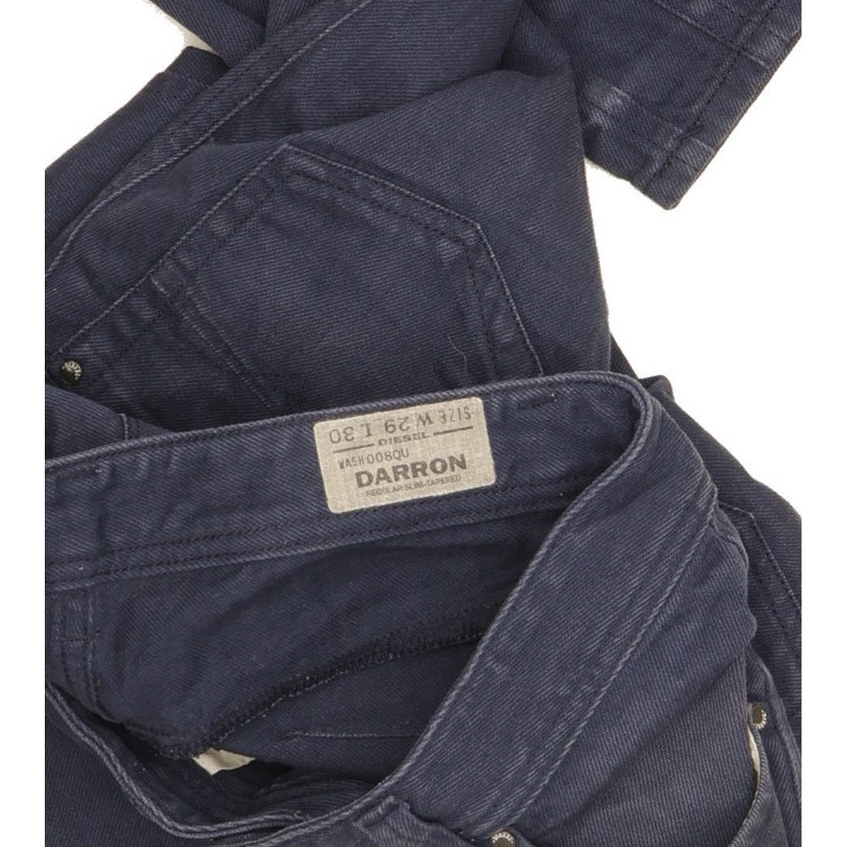 Diesel Darron Men Blue Tapered Slim Jeans W29 L29