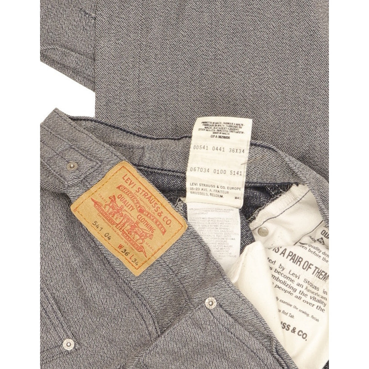 Levi's 541 Men Blue Straight Regular Jeans W36 L34