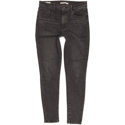 Levi's 720 Black Skinny Slim Stretch Jeans High Waisted W30 L30