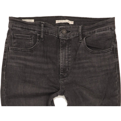 Levi's 720 Black Skinny Slim Stretch Jeans High Waisted W30 L30