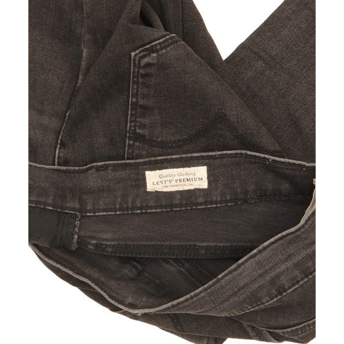 Levi's 720 Black Skinny Slim Stretch Jeans High Waisted W30 L30
