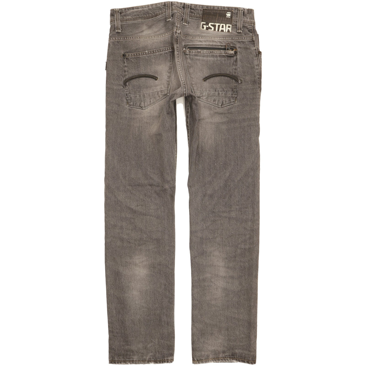 G-Star Attacc Men Grey Straight Slim Jeans W32 L32