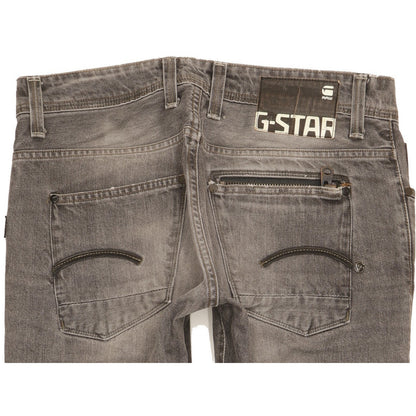 G-Star Attacc Men Grey Straight Slim Jeans W32 L32