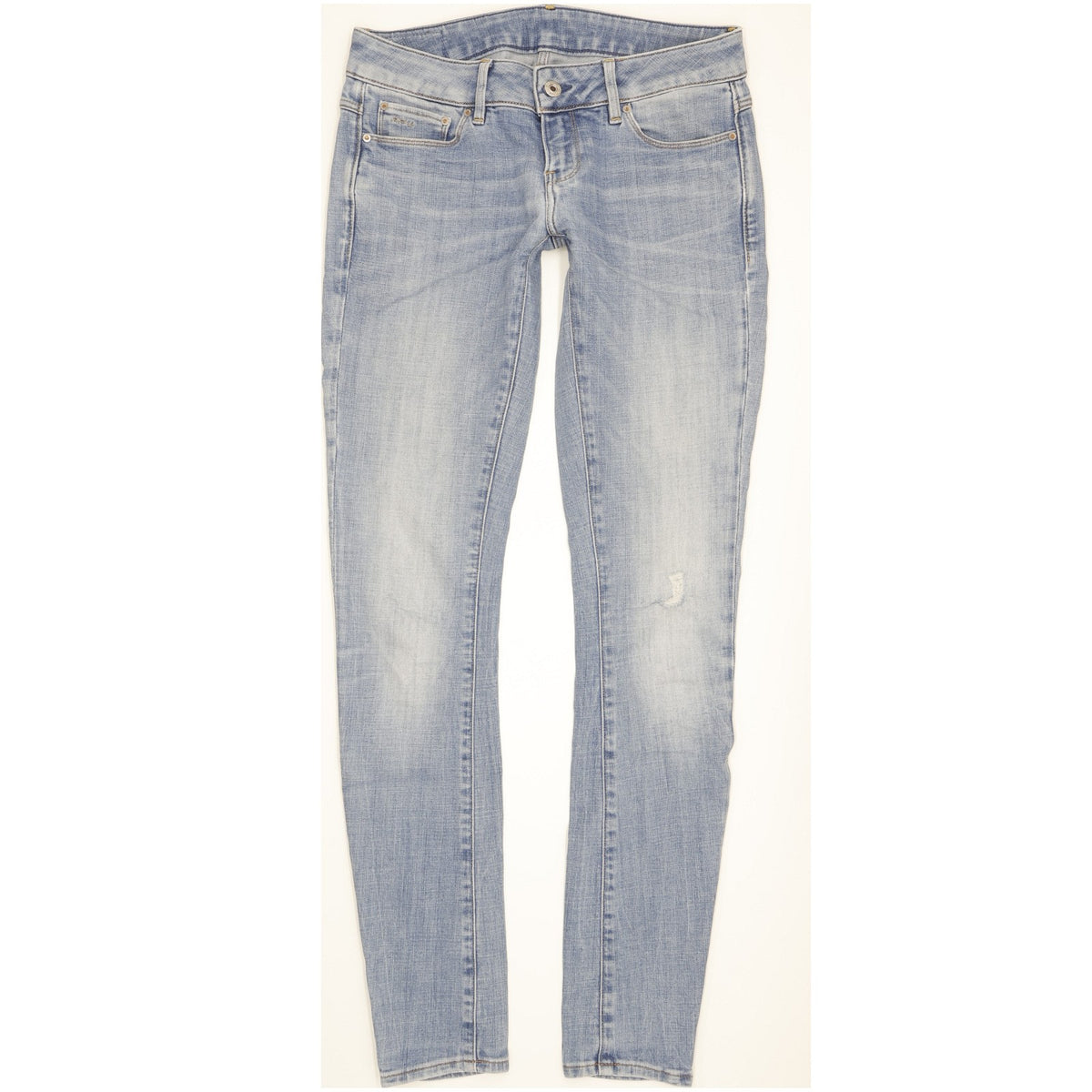 G-Star 3301 Women Blue Skinny Slim Stretch Jeans W27 L34