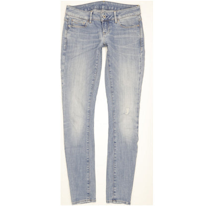 G-Star 3301 Women Blue Skinny Slim Stretch Jeans W27 L34