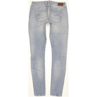 G-Star 3301 Women Blue Skinny Slim Stretch Jeans W27 L34