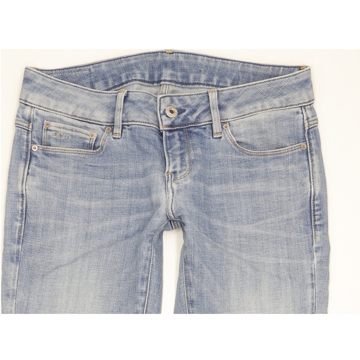G-Star 3301 Women Blue Skinny Slim Stretch Jeans W27 L34