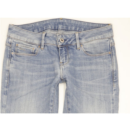 G-Star 3301 Women Blue Skinny Slim Stretch Jeans W27 L34