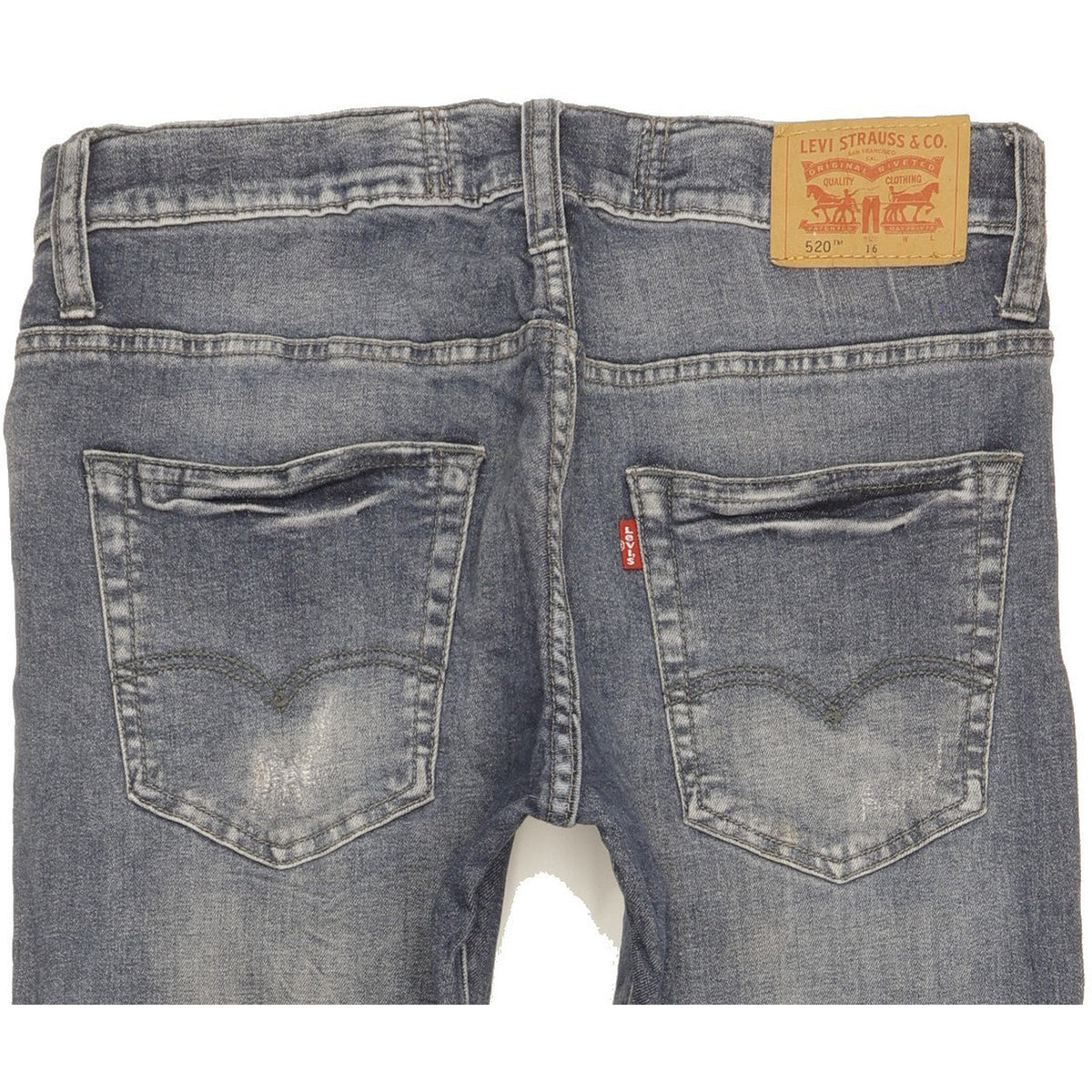 Levi's 520 Kids Blue Tapered Slim Stretch Jeans W28 L32