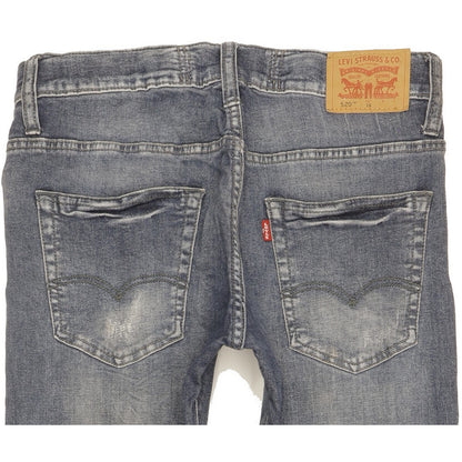 Levi's 520 Kids Blue Tapered Slim Stretch Jeans W28 L32