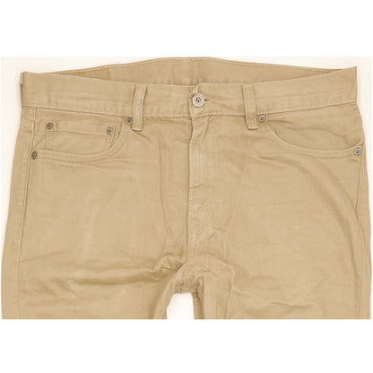 Levi's 510 Men Beige Skinny Slim Jeans W33 L30