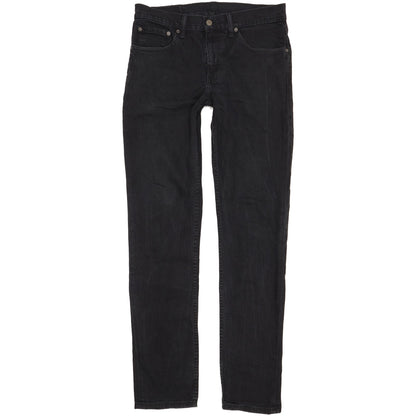 Levi's 511 Men Black Straight Slim Stretch Jeans W32 L34