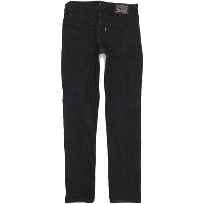 Levi's 511 Men Black Straight Slim Stretch Jeans W32 L34
