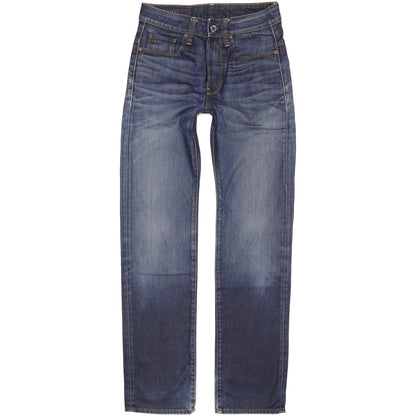 G-Star 3301 Men Blue Straight Slim Jeans W27 L32