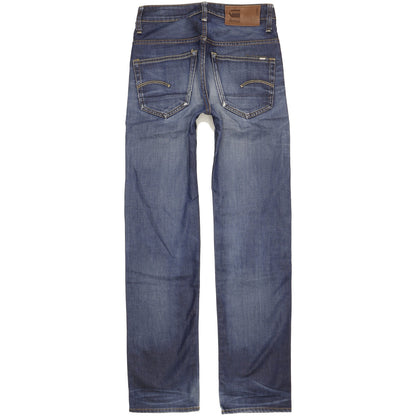 G-Star 3301 Men Blue Straight Slim Jeans W27 L32
