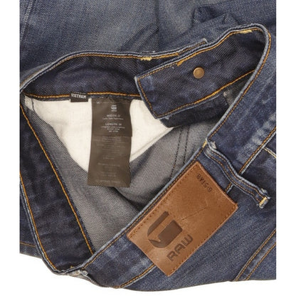 G-Star 3301 Men Blue Straight Slim Jeans W27 L32