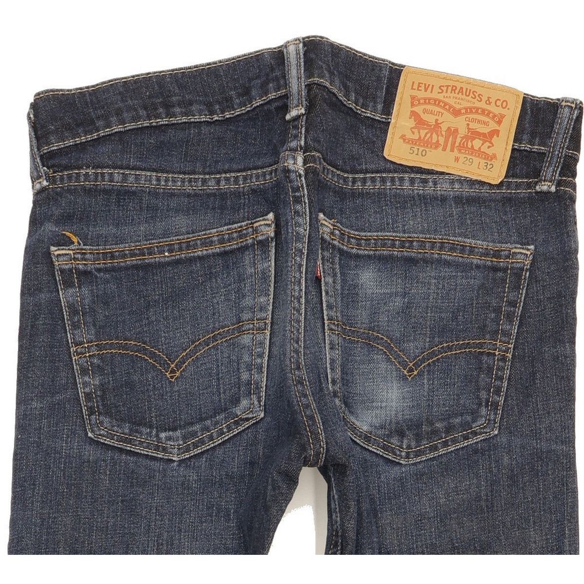 Levi's 510 Men Blue Skinny Slim Stretch Jeans W29 L30