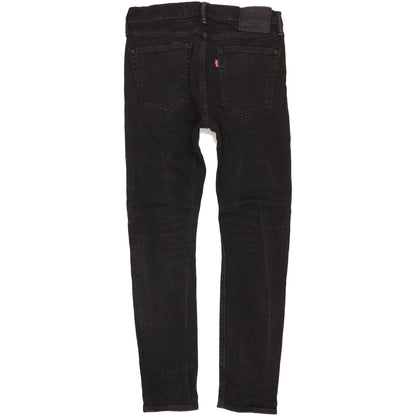 Levi's 519 Men Black Skinny Slim Stretch Jeans W32 L30