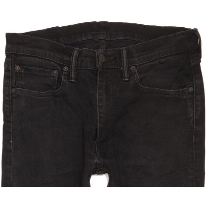 Levi's 519 Men Black Skinny Slim Stretch Jeans W32 L30
