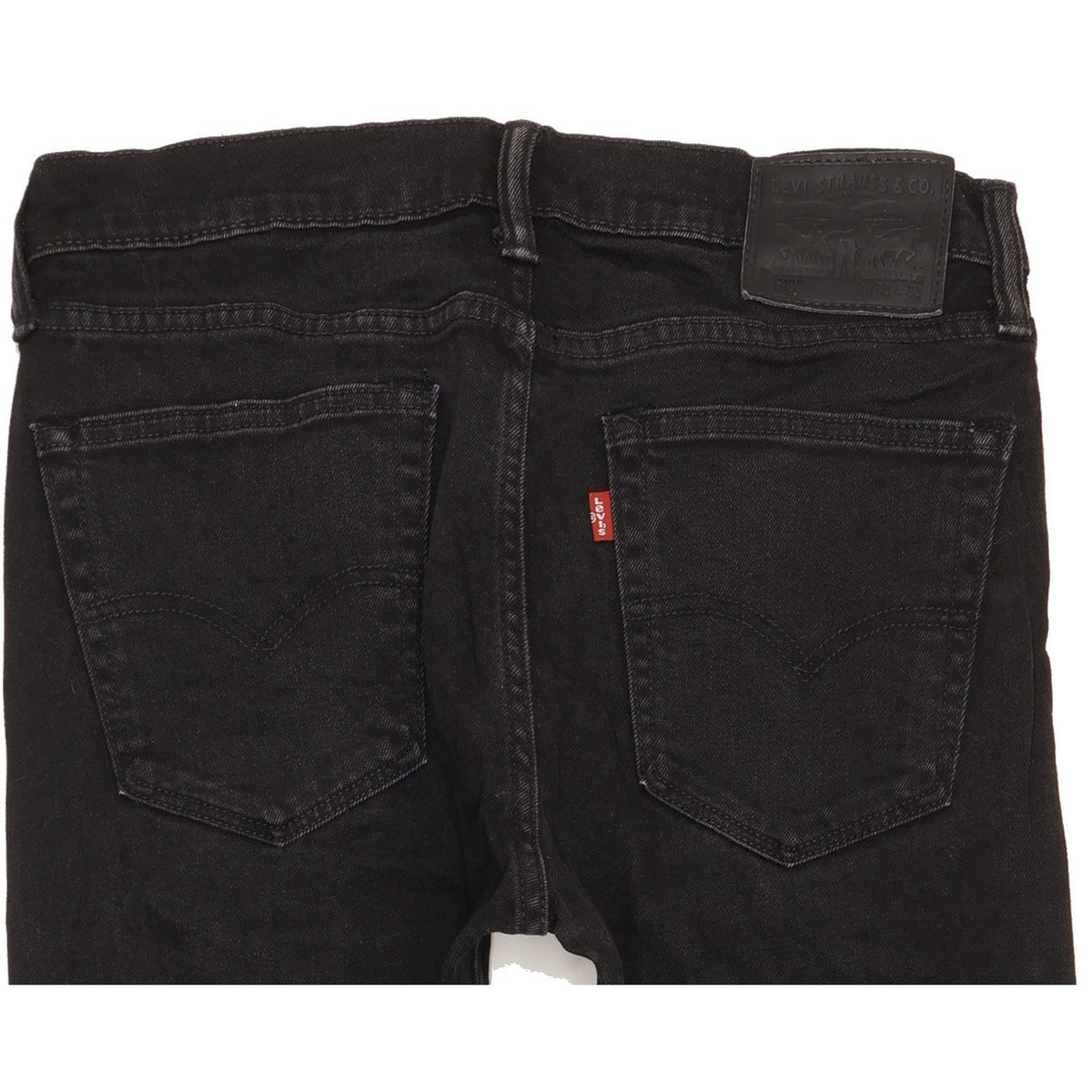 Levi's 519 Men Black Skinny Slim Stretch Jeans W32 L30