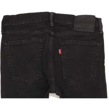 Levi's 519 Men Black Skinny Slim Stretch Jeans W32 L30