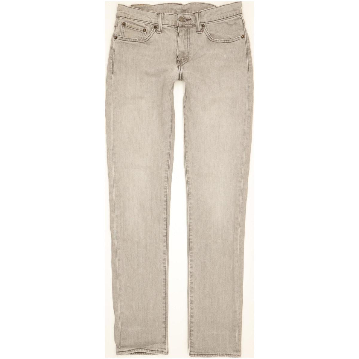 Levi's 511 Men Grey Straight Slim Stretch Jeans W29 L34