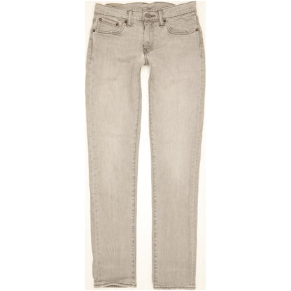 Levi's 511 Men Grey Straight Slim Stretch Jeans W29 L34