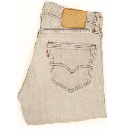 Levi's 511 Men Grey Straight Slim Stretch Jeans W29 L34