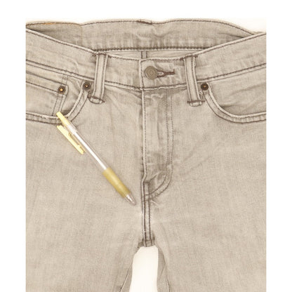 Levi's 511 Men Grey Straight Slim Stretch Jeans W29 L34