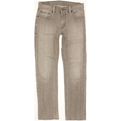 Levi's 511 Men Grey Straight Slim Stretch Jeans W27 L28