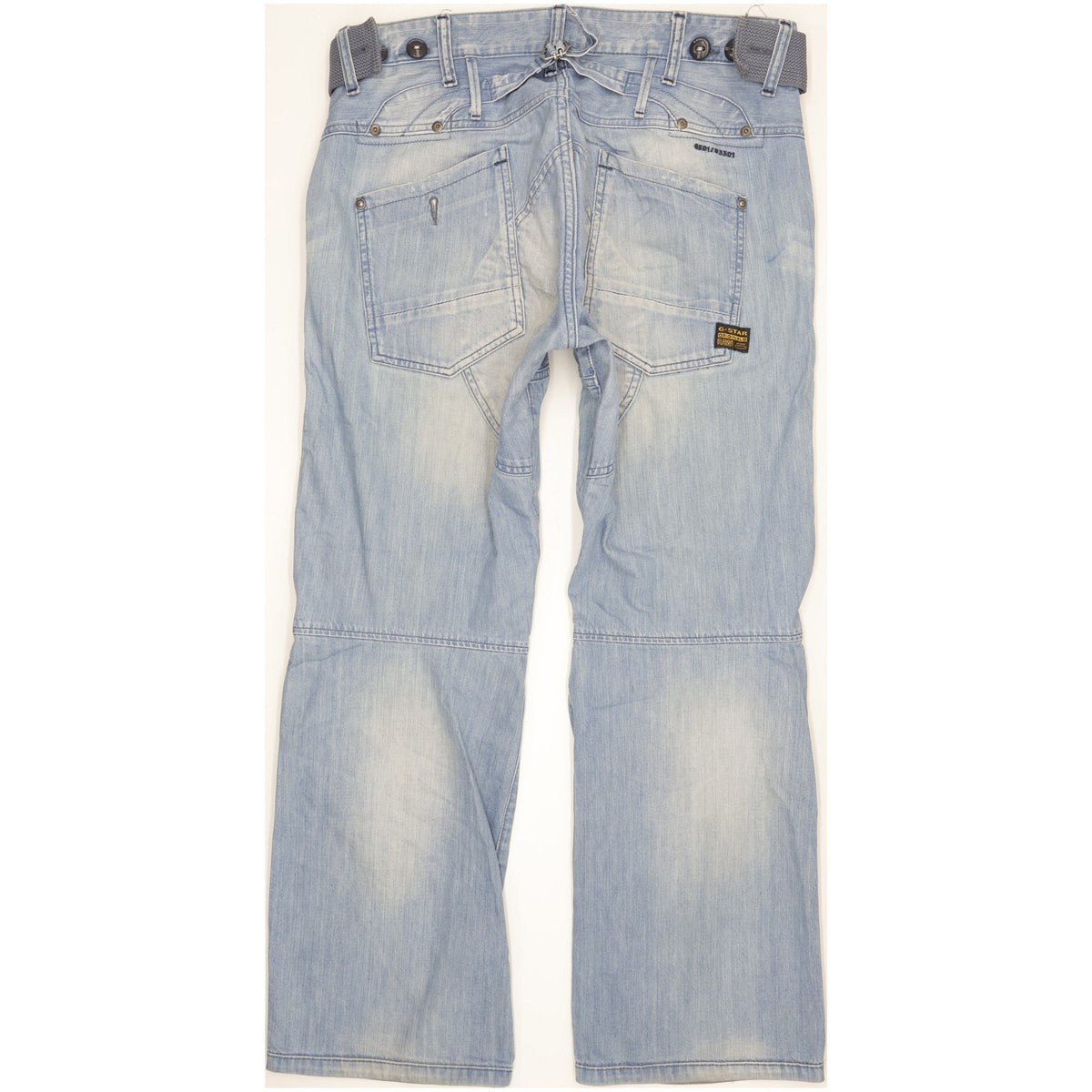 G-Star Storm Elwood Men Blue Straight Loose Jeans W34 L30