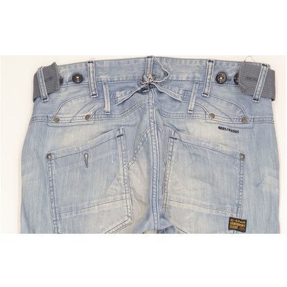 G-Star Storm Elwood Men Blue Straight Loose Jeans W34 L30