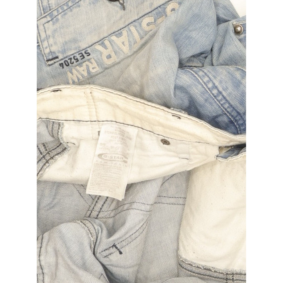 G-Star Storm Elwood Men Blue Straight Loose Jeans W34 L30