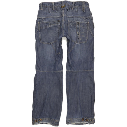 G-Star Raff Elwood Men Blue Straight Regular Jeans W36 L33