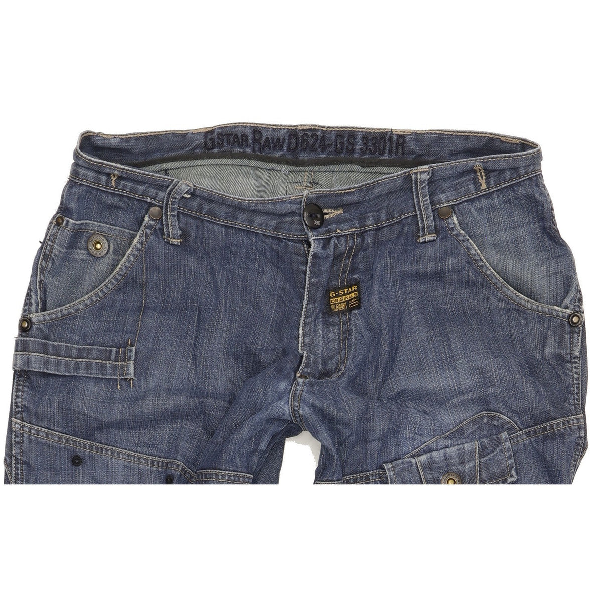 G-Star Raff Elwood Men Blue Straight Regular Jeans W36 L33